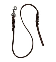 Orjin Gerçek Deri Köpek Gezdirme Kayışı 120-130 Cm (Kahverengi)