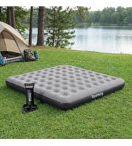 Bestway Ultra King 3 Kişilik Şişme Yatak ve Manuel El Pompalı 203x183x22cm 671HC BW148