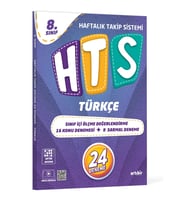 ARTIBİR YAYINLARI 8.SINIF HTS TÜRKÇE HAFTALIK TAKİP SİSTEMİ 24 DENEME