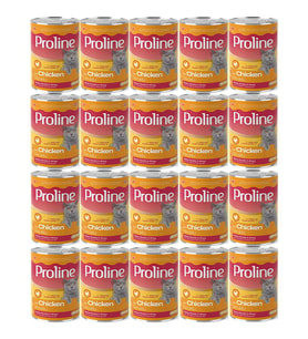 Proline Tavuklu Yetişkin Kedi Konservesi 400 Gr*20 Adet (Kahverengi)
