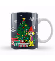 Top Cat Around The Christmas Tree Kupa Bardak Porselen