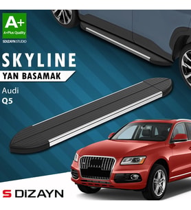 S-Dizayn Audi Q5 Skyline Krom Yan Basamak 183 Cm 2008-2016 A+ Kalite