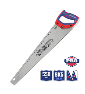 WORKPRO WP215012 550mm SK5 11 TPI Ağır Hizmet Tipi El Testeresi