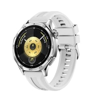Huawei GT2 46mm Uyumlu Zore KRD-148 22mm Silikon Kordon (Beyaz)