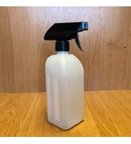 500 cc Dezenfektan  Şişesi - Siyah Tetik Spreyli- 500ml Beyaz Boş Dezenfektan Şişesi x 1 Adet