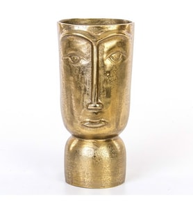 Euro Flora Metal Surat Vazo 16,5x37 Cm Dore
