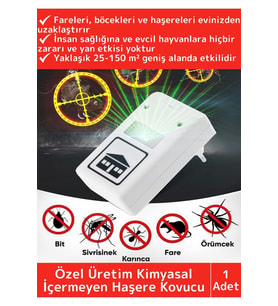 Özel Üretim Ekonomik Kimyasal İçermeyen Zararsız 220V Fare Kemirgen Haşere Kovucu Uzaklaştırıcı