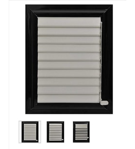 65x65 Beyaz Siyah Dekoratif Alüminyum Lüks Banyo Wc Havalandırma Panjuru