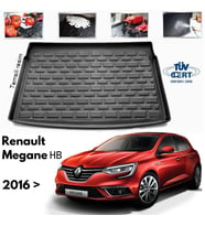 Renault Megane 4 HB Bagaj Havuzu Paspası 2016 Sonrası