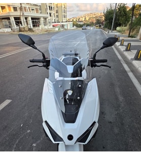 MOTOCAM RKS Vieste 249 Ön Cam 2022-2026 Model 55cm Şeffaf Renkli 4mm KISA