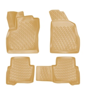 Citroen Nemo  2007 Sonrası Rizline 3D Havuzlu BEJ Paspas