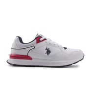 U.s. Polo Assn. Martin 4Fx Erkek Beyaz-Lacivert-Kırmızı (40-45) Sneaker Ayakkabı