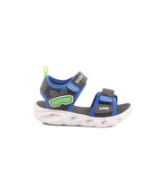Ayakmod Mavi Cırtlı Işıklı Erkek Çocuk Spor Sandalet 018127 P