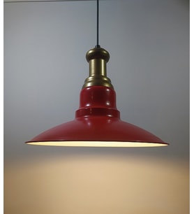 MYLİGHTS  VİNTAGE KIRMIZI METAL SARKIT AVİZE