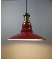 MYLİGHTS  VİNTAGE KIRMIZI METAL SARKIT AVİZE