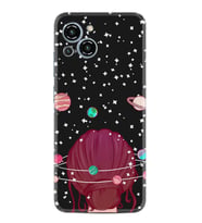 Reeder S23 Max Pro Kılıf Resimli Desenli Baskılı Silikon Space Woman 1311