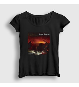 Presmono Kadın Siyah Of Great Eternity Judas Iscariot T-Shirt 428672tt