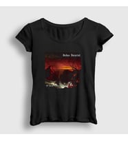 Presmono Kadın Siyah Of Great Eternity Judas Iscariot T-Shirt 428672tt