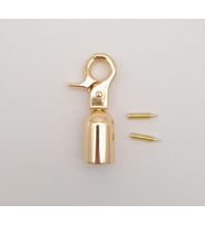 Angel Çanta Aksesuar 12 mm Light Gold Renk Kancalı Kovan 1 Adet