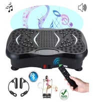 PQCFM01 3D Bluetoothlu Titreşimli  Kondisyon AletiSpor Egzersiz Fitness Aleti Cihazı Vibration Plate 180 HIZ