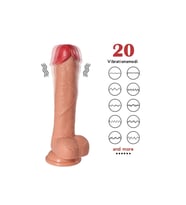 Dildo Series Bill 23 Cm Belden Bağlamalı Realistik Vibratör