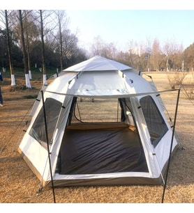 Tam Otomatik Altıgen 8 - 10 Kişilik 280 x 280 x 160 Cm 210D OxFord Kumaş Çadır