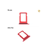 İphone 12 Sim İç Yuvası Tekli Kırmızı Sim yuvası sim tepsisi sim aparatı yeni sim yuvası tekli sim tepsisi sim çekmecesi
