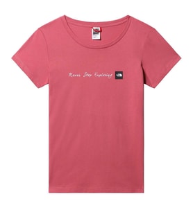 The North Face Kadın S/S NEVERSTOPEXPLORING TEE-EU NF00A6PR3961 (Kırmızı)