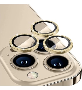 ALLY iPhone 14 Pro-14 Pro Max Diamond Taş İşlemeli Alüminyum Alaşımlı Kamera - HUOBPS4843-9
