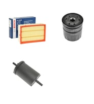 Bosch Filtre Bakım Seti Peugeot 206 2.0 Benzinli 1998-2009 180 Beygir Hava + Yağ f. + Yakıt Filtre Bosch