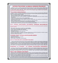 DEPREM ÖNCESİ LEVHA (Alüminyum Çerçeve)