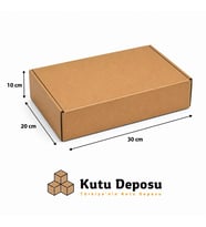 20x30x10 cm E-Ticaret ve Kargo Kutusu (50 ADET)