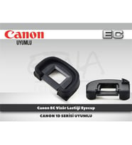 Tewise Canon EC Vizör Lastiği Eyecup Canon 1D Serisi Uyumlu (Siyah)