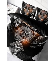 Dream Feather 3d Pamuk Saten Çift Kişilik Nevresim Takımı