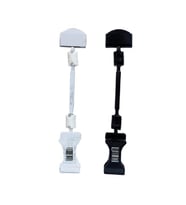Mini Mandal Etiket Tutucu 50 mm - Şeffaf (Pakette 10 Adet)