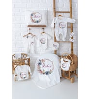 Pia Baby Premium %100 Pamuk Yenidoğan Bebek Hediyesi Kız 11 Parça Hastane Seti 5029-00 (Ekru)