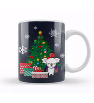 Moogle Around The Christmas Tree Final Fantasy Kupa Bardak Porselen