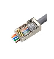 Yeni Nesil Delikli Metal Cat6 Ez Rj45 Konnektör Utp Jack (100 ADET)