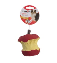 Camon Gıcırtılı Kırmızı Elma Şeklinde Eğlenceli Lateks Köpek Oyuncağı 8x10 cm