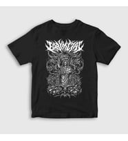 Presmono Unisex Çocuk Siyah Skull Müzik Babymetal T-Shirt 534042tt