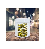 Warning Küllük Sarı Şerit Baskılı Kül Tablası K-139