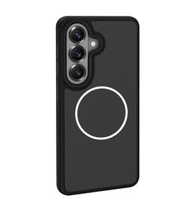 Galaxy S26 Kılıf M-Safe Şarj Özellikli Metal Kamera Çerçeveli Sanremo Silikon Kılıf
