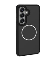 Galaxy S26 Kılıf M-Safe Şarj Özellikli Metal Kamera Çerçeveli Sanremo Silikon Kılıf
