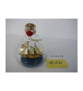DENİZCİLİK › DENİZCİLİK GRUBU › Marine Şişe Gemi-Z&A ŞİŞE GEMİ>>12x12x15 cm.