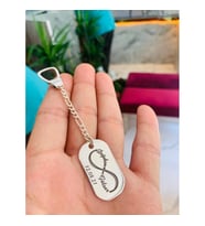 Gökdeniz 925 Kişiye Özel İsim ve Tarih Yazılı Plaka Model Unisex Gümüş Anahtarlık