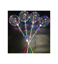3 Pilli Fonksiyonlu Şeffaf Balon Çubuk Set