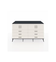 Kronos Konsol 2 Raflı 6 Çekmeceli 4 Kapaklı 176x59x99 Antrasit-Aytaşı