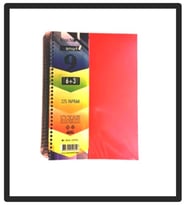 Çınar Bölmeli Defter 6+3 Spiralli 225 Yaprak