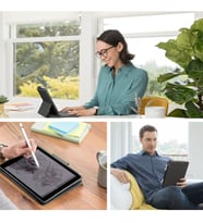 Logitech Slim Folio 10.2" iPad 7. 8. 9. Nesil İçin Klavyeli Kılıf (TÜRKÇE)