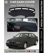 Bmw E39 (2006-2010) Torpido Örtüsü Ön Göğüs Koruma Torpido Koruma Araca Özel Kaymaz Kolay Montaj